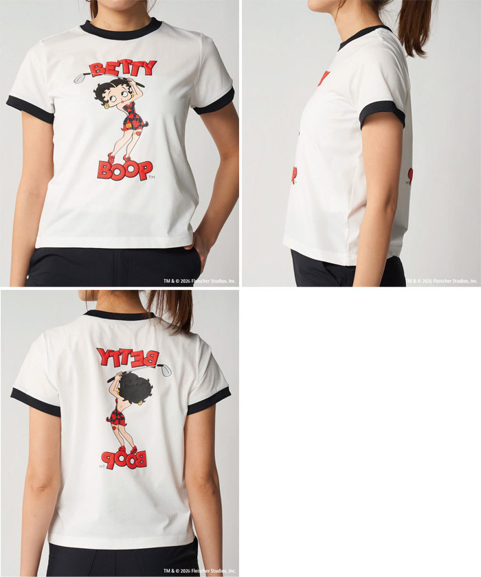 LOUDMOUTH ラウンドマウス 半袖Tシャツ　レディース　LLサイズ LOUDMOUTH（ラウドマウスゴルフ） ラウドマウス レディース ベティー