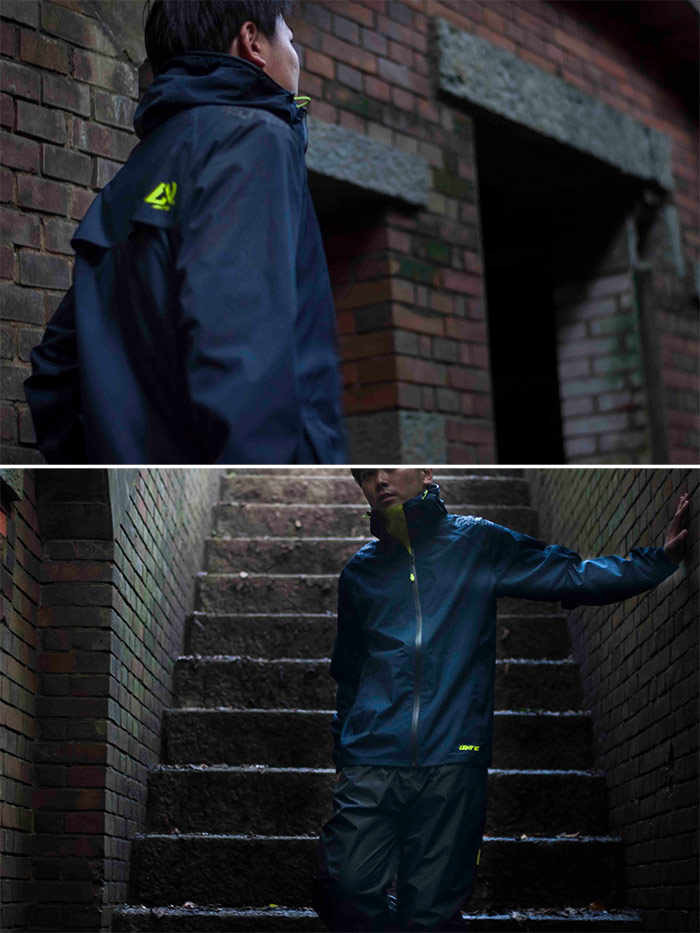 ウェア Mac Makku（マック） メンズ ライトビズ レインジャケット LIGHT VIZ