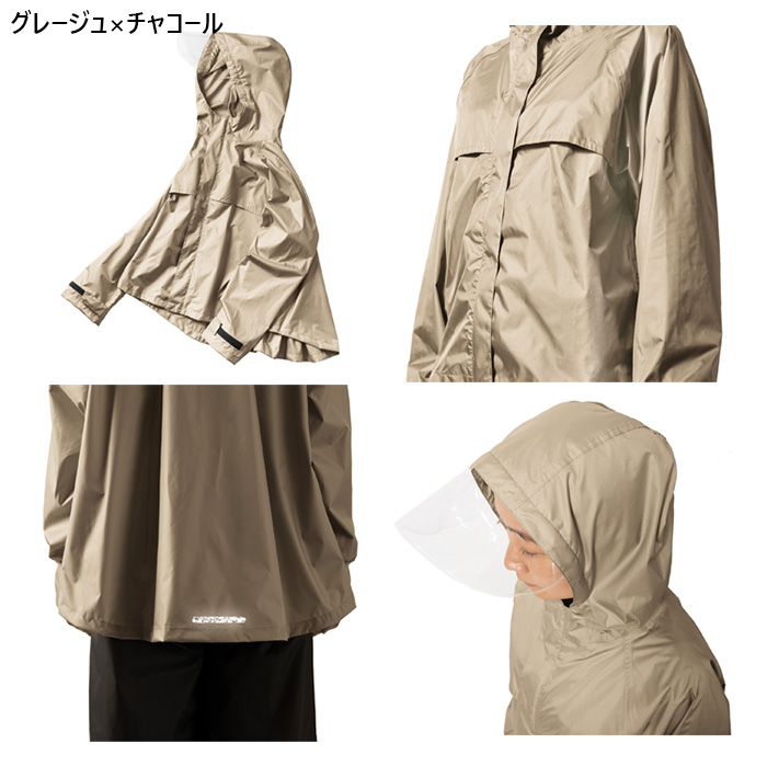 Makku（マック） 上下セット レディース レインスーツ レインウェア