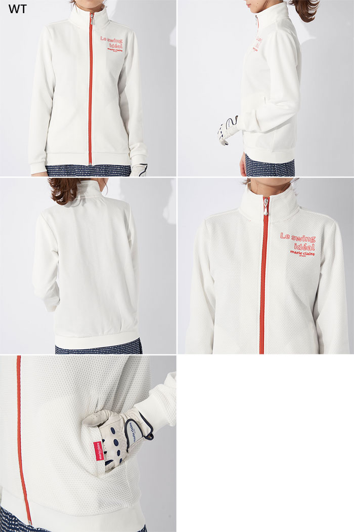 juju　美品マンシングウェアワンピースとマリクレール長袖の2点セット　L Marie Claire（マリ クレール） レディース ブルゾン ゴルフウェア