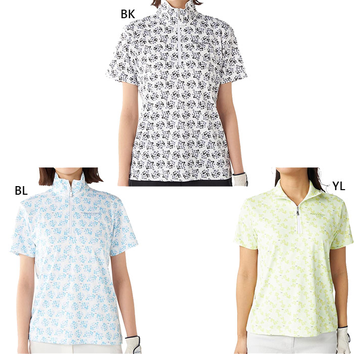 マリクレール　ハーフジップ半袖シャツ　Lサイズ　2枚セット 楽天市場】【11日までクーポンで30%OFF】 marie claire GOLF
