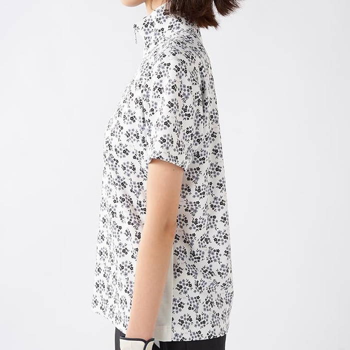 Marie Claire（マリ クレール） レディース 袖シャツ ハーフジップ UV