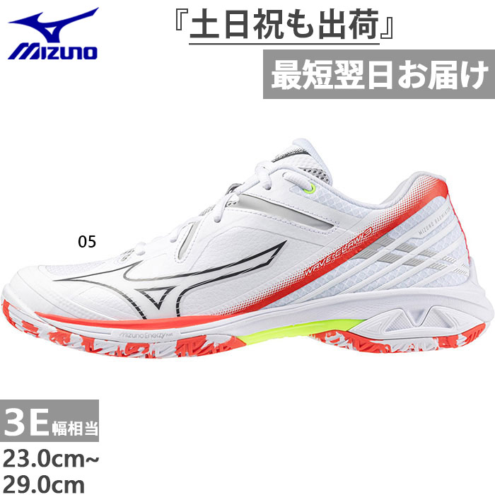 ミズノ ウェーブクロー3 27cm 4E バドミントンシューズ MIZUNO（ミズノ） ウエーブクロー4 ワイド 71GA264403 メンズ レディス