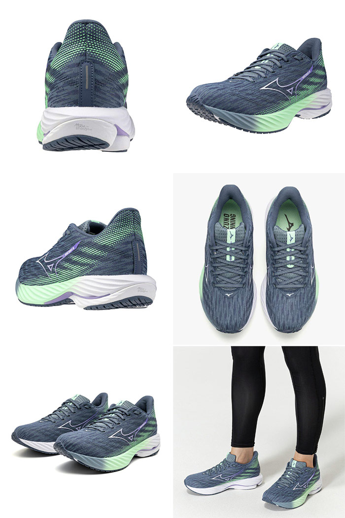 ミズノ　ランニングシューズ　ジョギング　マラソン　28センチ MIZUNO（ミズノ） 2E幅相当 レディース ウエーブライダー28 WAVE RIDER