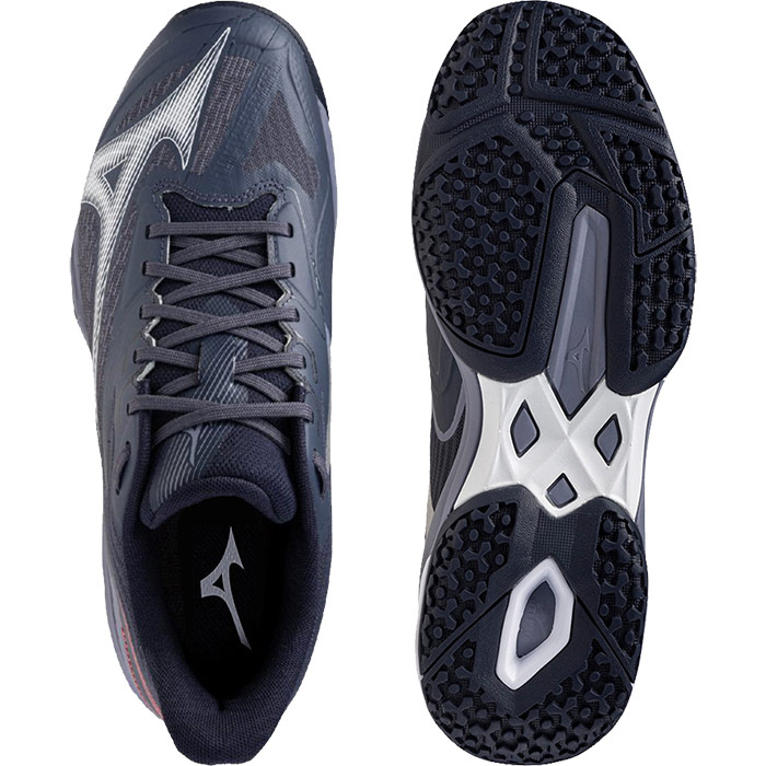 ミズノ ウエーブエクシード コート テニスシューズ　幅広ワイド3E相当　26.5 MIZUNO（ミズノ） 3E幅 ワイド メンズ レディース ウエーブエクシード
