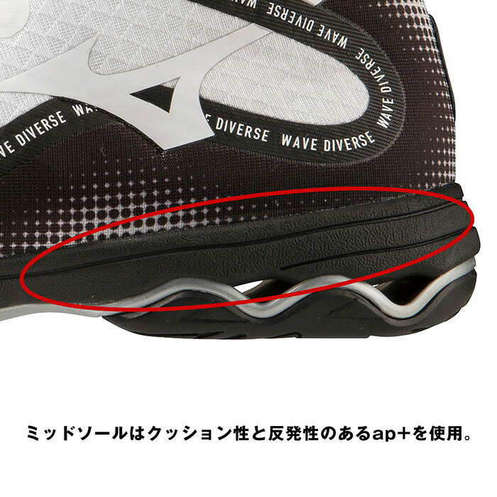 MIZUNO（ミズノ） 2E幅 レディース ウエーブダイバース DE 2