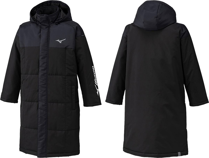 MIZUNO（ミズノ） ジュニア キッズ JR撥水中綿コート ロングコート