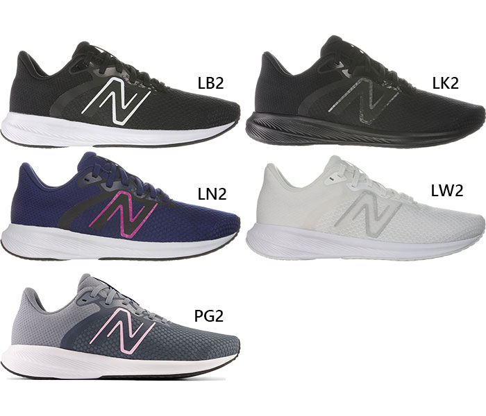 全5色 D幅 ニューバランス レディース NB 413 v2 ランニングシューズ ジョギング マラソン ジム フィットネス スニーカー シューズ 紐靴  トレーニング W413LB2D