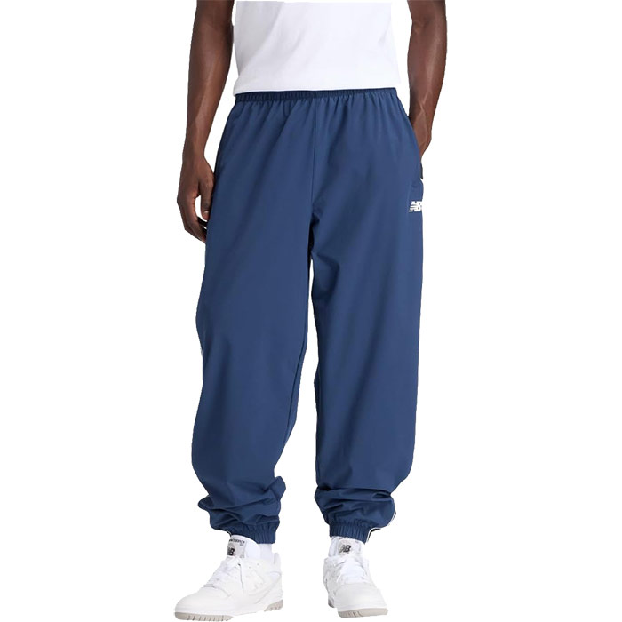 new balance ニューバランス トレーニング パンツ ナイロン 紺 XL New Balance（ニューバランス） メンズ ウーブントラックパンツ 裏