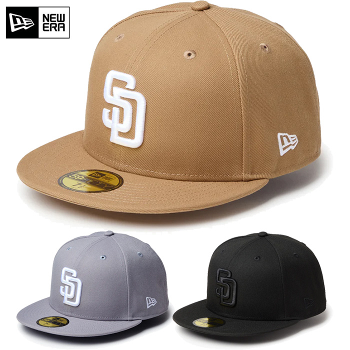 Newera 59fifty サンディエゴパドレス スウェードレザー キャップ NEW ERA（ニューエラ） サンディエゴ・パドレス メンズ レディース