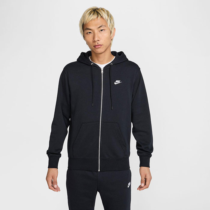 NIKE（ナイキ） メンズ クラブ FT L/S フルジップ フーディ パーカー