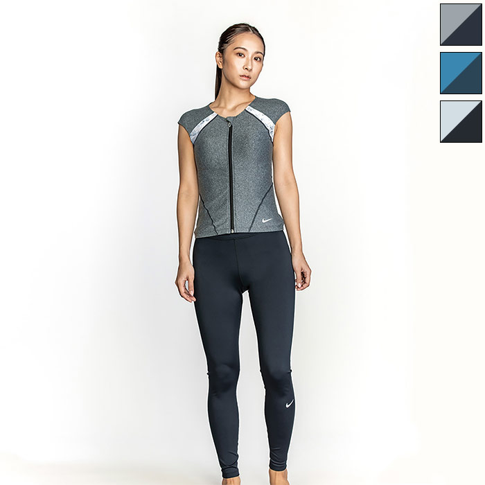 NIKE（ナイキ） レディース ジップS/Sレギンスセパレーツ スイムウエア