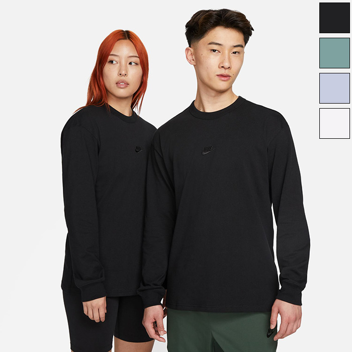 ナイキ メンズ 長袖ロンT Nike Premium Long Sleeved T-Shirt - Pomegranate/Black NIKE（ナイキ） メンズ プレミアム エッセンシャルメンズ ロング