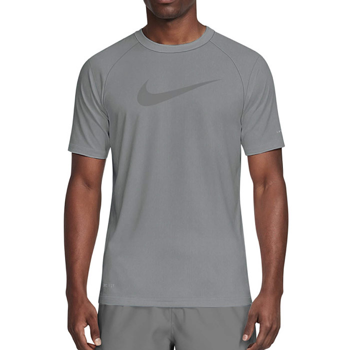 【新品未使用】　NIKE スポーツ用水着 半袖トップス グレー NIKE（ナイキ） メンズ スペック半袖ハイドロガード スイムウエア