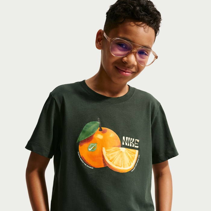 NIKE（ナイキ） ジュニア キッズ YTH NSW オレンジ S/S Tシャツ 半袖T