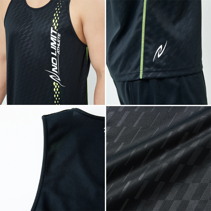 ニシ・スポーツ メンズ レディース UV CUT エンボスプラクティスタンク