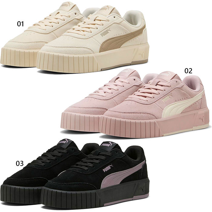 PUMA（プーマ） レディース キャリーナ ミア SD スエード スニーカー