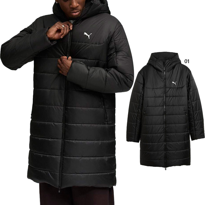 PUMA（プーマ） メンズ ESS フーデッド パデッド パーカー カジュアル