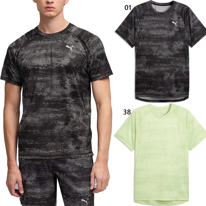 PUMA（プーマ） メンズ ベロシティ M RUN VELOCITY AOP Tシャツ