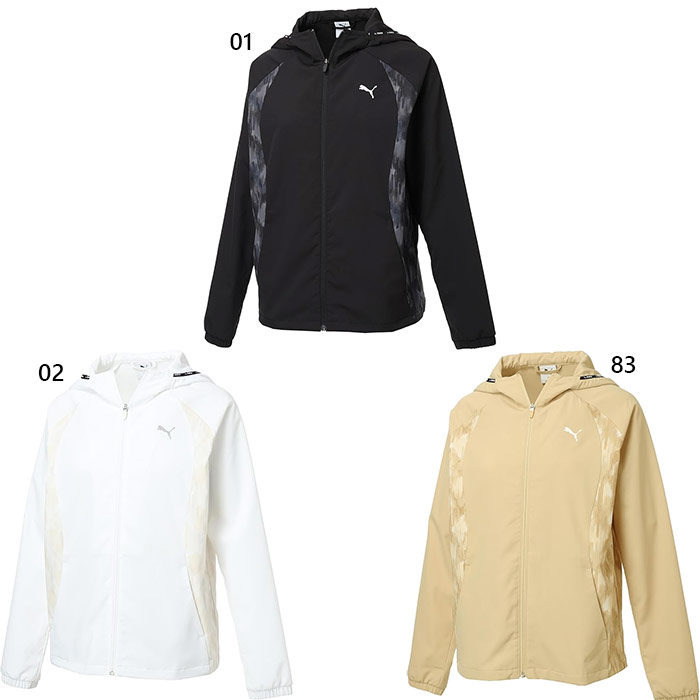 PUMA（プーマ） レディース クロス AOP JKT フィットネス トレーニング
