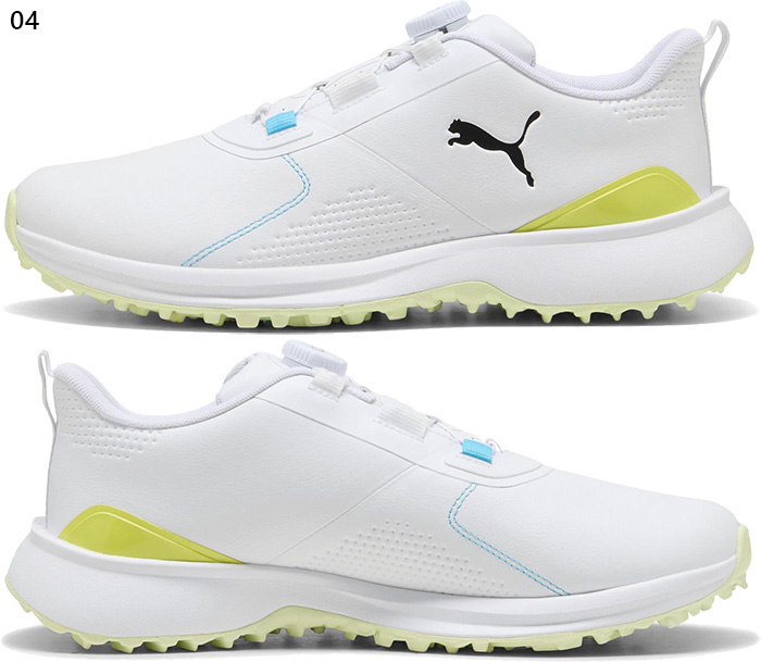 【新品未使用】Puma プーマ　ゴルフシューズ ホワイト PUMA（プーマ） プーマゴルフ メンズ フュージョングリップ 6 エヴォ