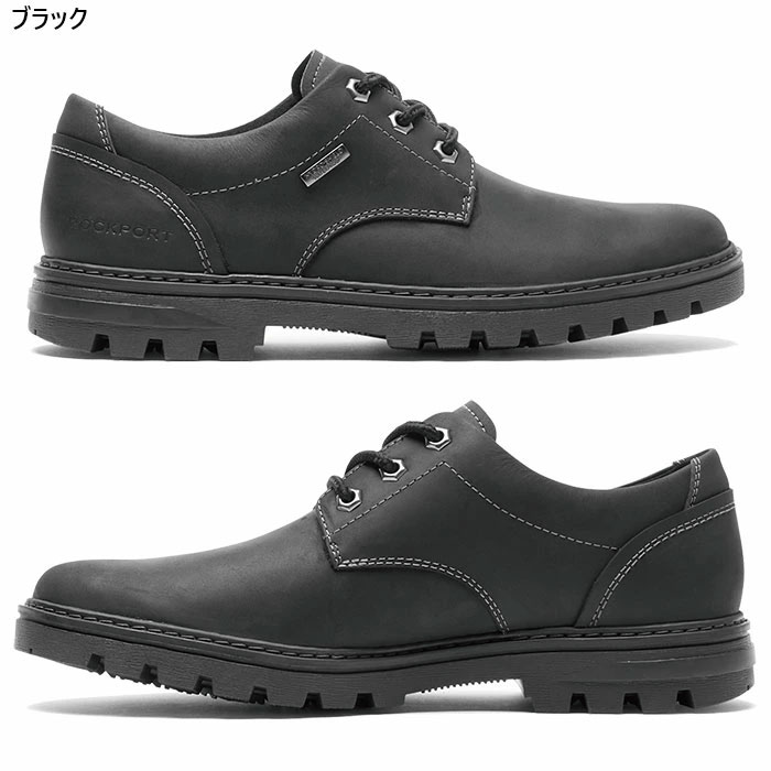 Rockport 黒 ビジネスシューズ ROCKPORT ロックポート メンズ ウェザー オア ノット プレーン