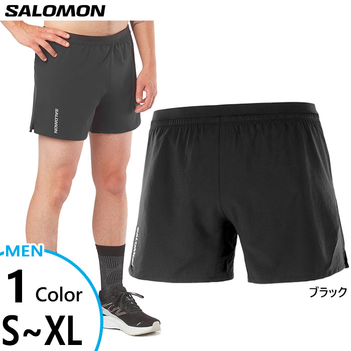 サロモン メンズ クロス ショーツ CROSS 5 SHORTS M ジョギング マラソン ランニングウェア ボトムス トレイルランニング  ショートパンツ LC1871400