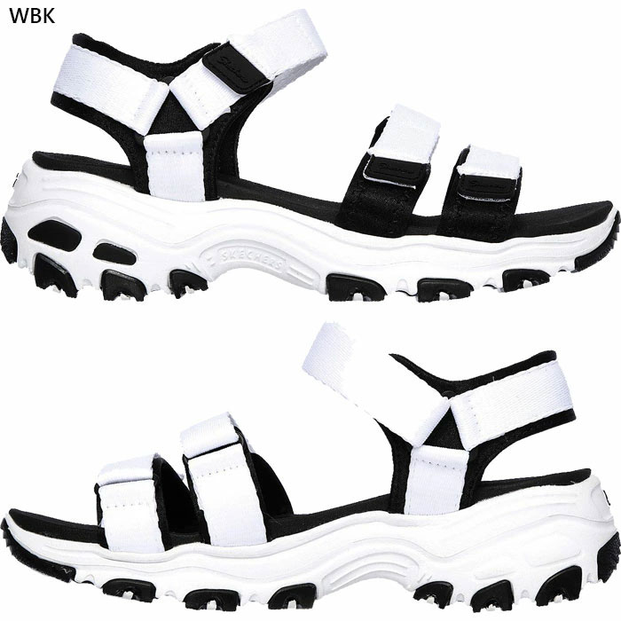 SKECHERS ライトブルースポーツサンダル SKECHERS スケッチャーズ サンダル レディース 厚底 新作