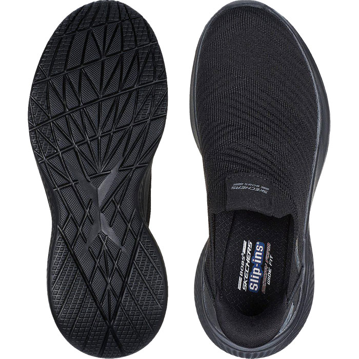 SKECHERS（スケッチャーズ） ワイド幅 4E相当 レディース スリップ