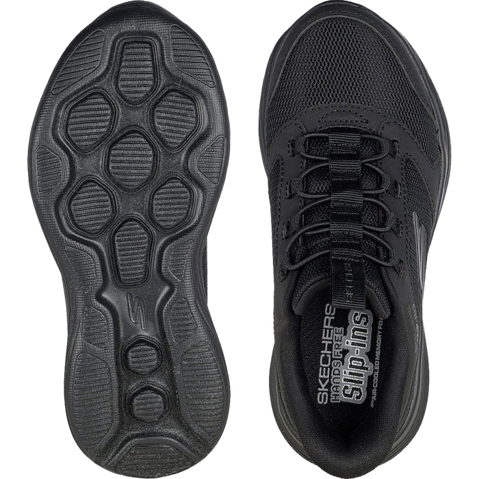スケッチャーズ　スリップインズ　ゴーラン 400 V2　キッズ　23cm　黒 SKECHERS（スケッチャーズ） ジュニア キッズ スリップインズ ゴーラン