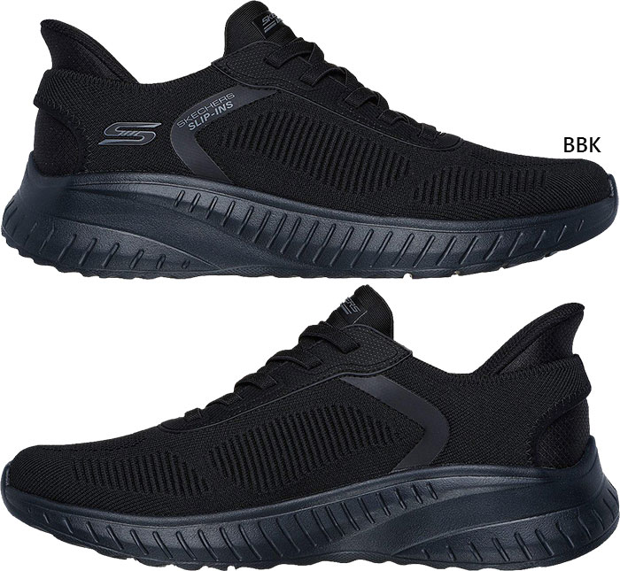 SKECHERS（スケッチャーズ） ワイド幅 メンズ スリップインズ ボブス