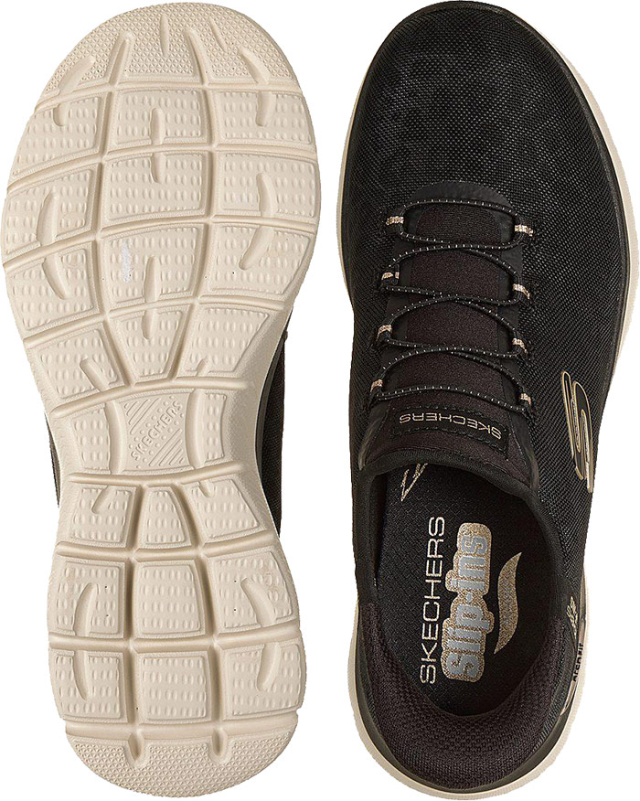 SKECHERS（スケッチャーズ） 4E相当 幅広 レディース アーチ フィット