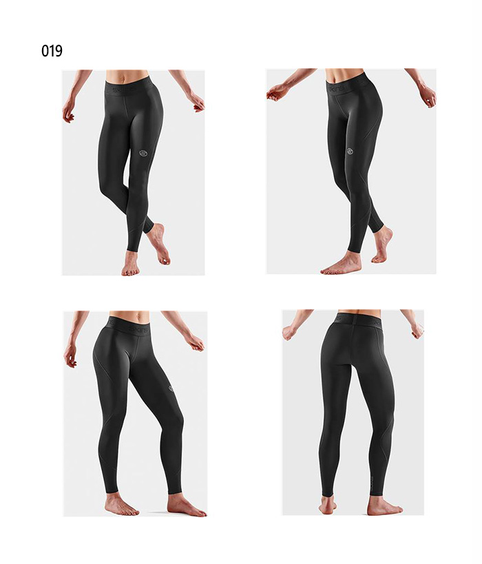 スキンズ レディース SERIES-2 ロングタイツ フィットネス トレーニングウェア ボトムス ストレッチ ブラック 黒 送料無料 skins 18271210 SKINS（スキンズ） レディース SERIES-2 ロングタイツ フィットネス