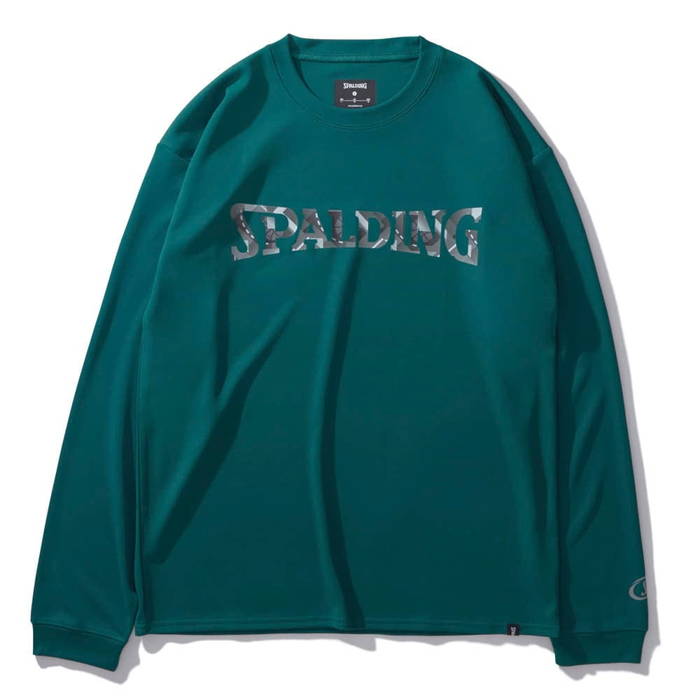 SPALDING ロゴ入り Tシャツ ロンT 4点セット ロングスリーブTシャツ ジオメトリック ロゴ SMT24107【4カラー