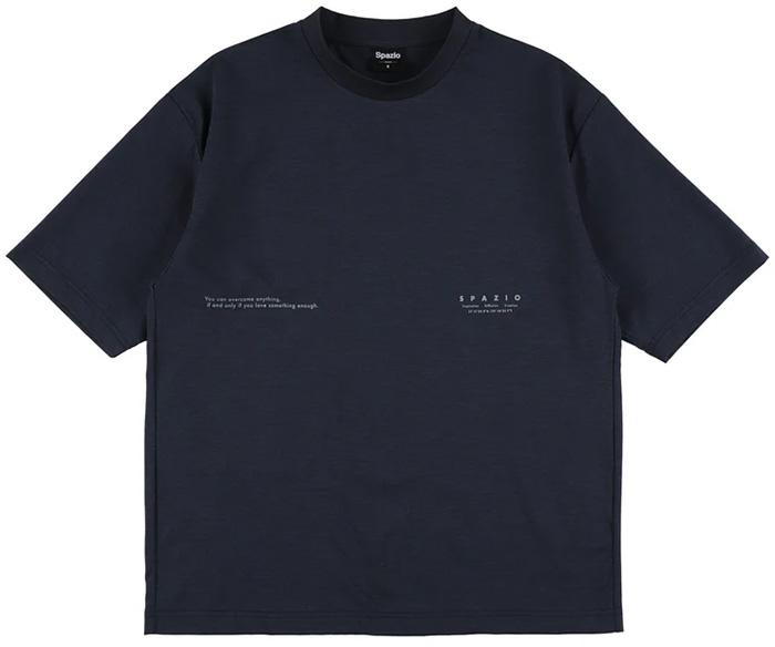 Spazio（スパッツィオ） メンズ レディース オーバーサイズプラTシャツ