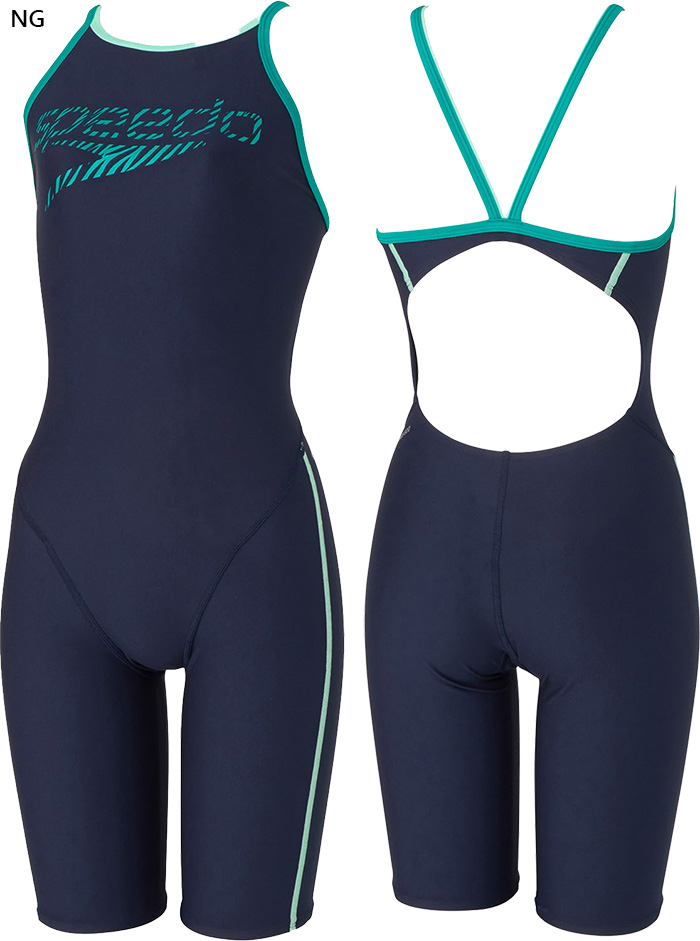 speedo（スピード） レディース ゼブラ スタック ターンズニースキン
