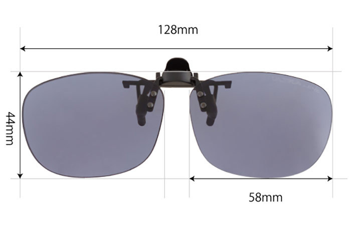 SWANS（スワンズ） メンズ レディース はね上げ式 クリップオングラス