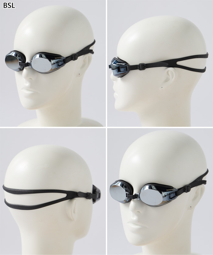 新品 SWANS ゴーグル ミラーレンズ ブラック×ライム 大人用 メガネ可 SWANS（スワンズ） メンズ レディース ミラーレンズ くもり止め UV