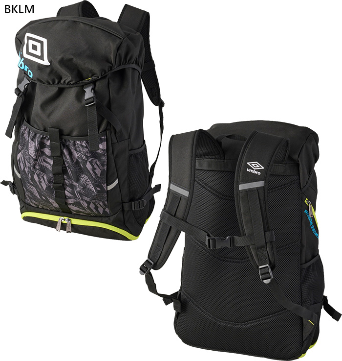 umbro（アンブロ） 30L ジュニア キッズ バックパック ボールネット付