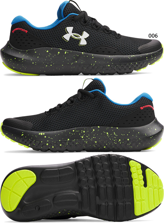 UNDER ARMOUR D幅 アンダーアーマー ジュニア キッズ UAサージ4