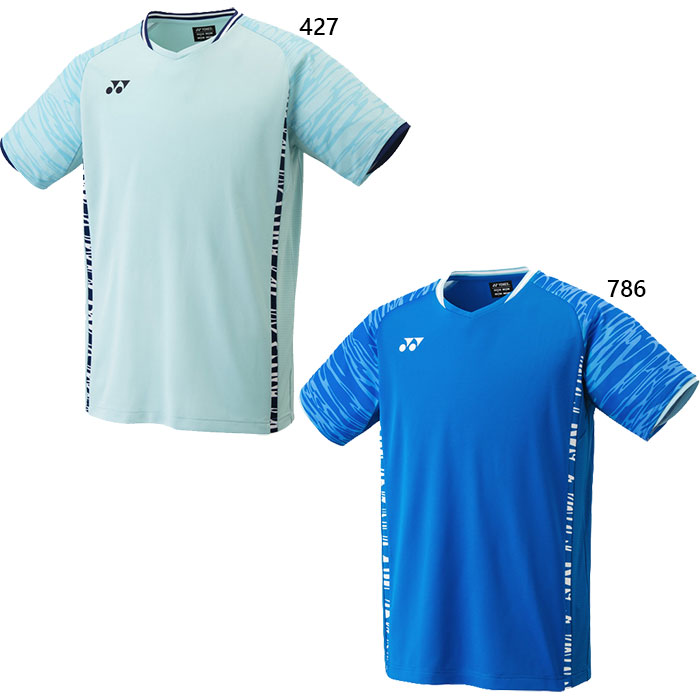 ヨネックス メンズ メンズゲームシャツ フィットスタイル テニス バドミントンウェア トップス 半袖 UVカット 吸汗速乾 制電 10476