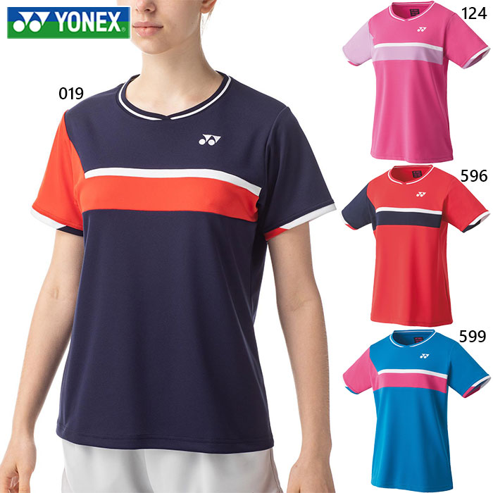 ヨネックス レディース ウィメンズゲームシャツ テニス バドミントンウェア トップス 半袖 ベリークール UVカット 吸汗速乾 制電 20746