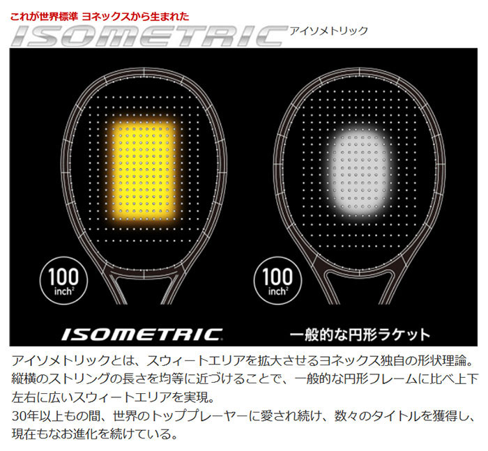 YONEX（ヨネックス） メンズ レディース Vコア 100L VCORE 100L 硬式