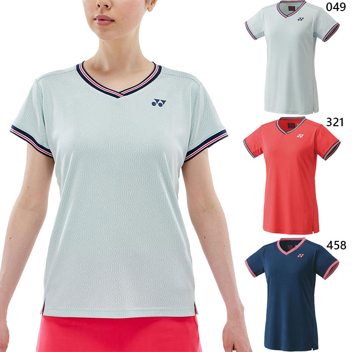 美品【 YONEX 】バトミントンorテニスウェア/レディース/ Lサイズ YONEX（ヨネックス） レディース ウィメンズゲームシャツ テニス