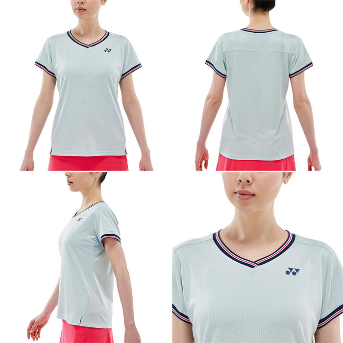 美品【 YONEX 】バトミントンorテニスウェア/レディース/ Lサイズ YONEX（ヨネックス） レディース ウィメンズゲームシャツ テニス