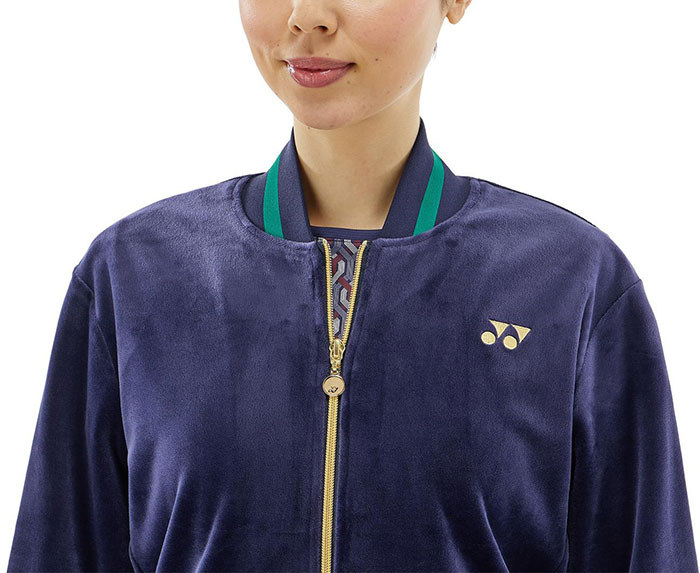 YONEX ウィメンズ　ベロアジャケット (58109) ホワイト Lサイズ ウインザーオンラインショップ【Beauty＆Bloom】ヨネックス