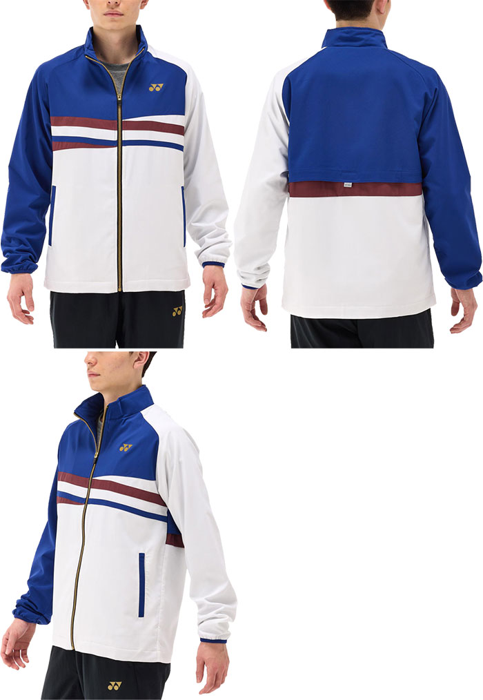 ヨネックス メンズ レディース ユニ裏地付ウィンドウォーマーシャツ フィットスタイル テニス バドミントンウェア トップス 長袖 防寒 ブラック 黒 ネイビー カーキ 送料無料 YONEX 70101 YONEX（ヨネックス） メンズ レディース ユニ裏地付ウィンドウォーマー