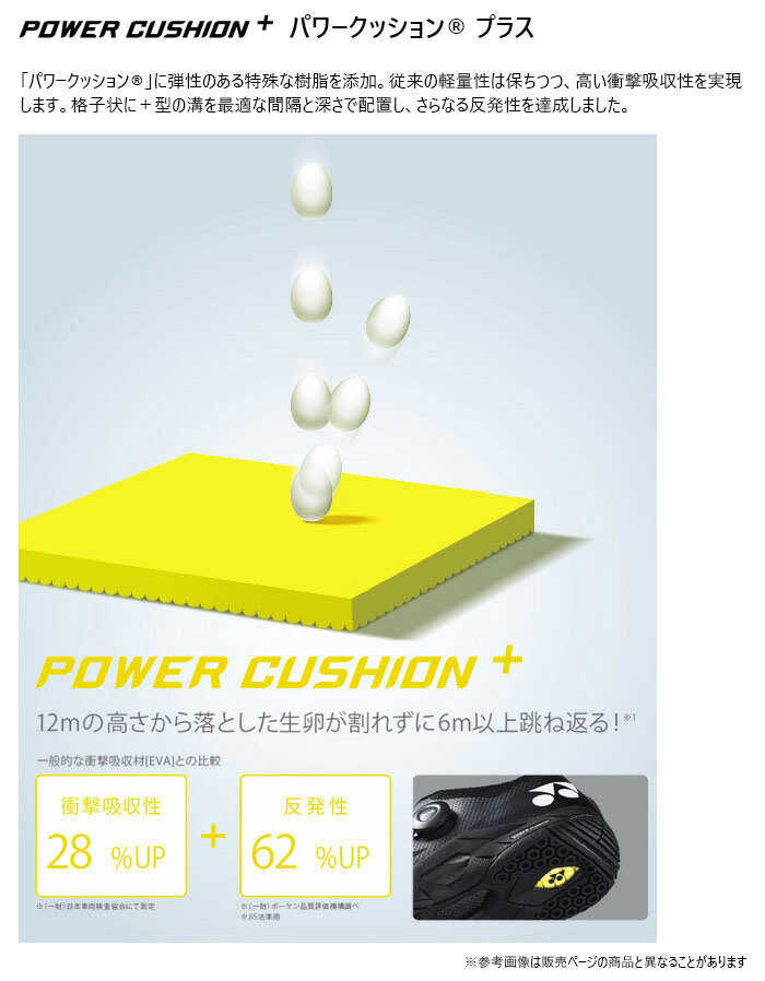 YONEX（ヨネックス） 3E幅相当 メンズ レディース パワークッション