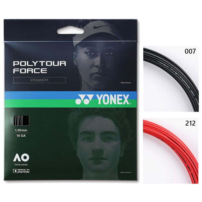 YONEX（ヨネックス） 12m ポリツアーフォース130 硬式テニス ガット