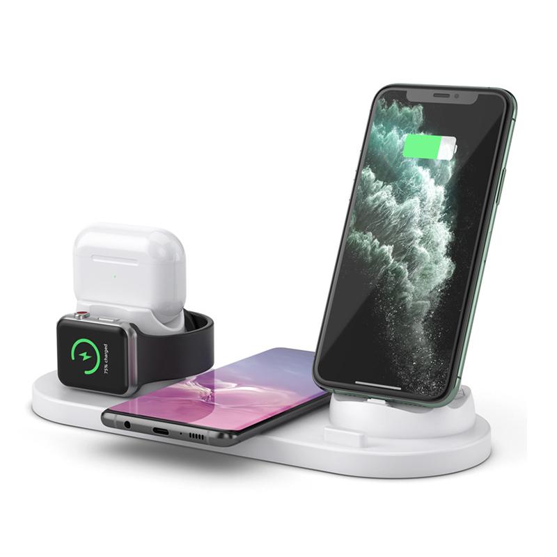 10w+5w ワイヤレス充電器 高速 持ち運び 6in1充電器 スマホ iPhone Android appleWatch Airpods AirPodsPro 高速ワイヤレス充電器 充電スタンド 充電器｜vitamin-store｜02